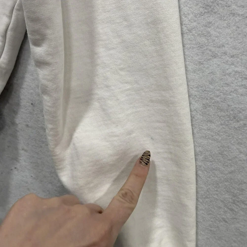 Good American Sweatshirt Womens 2 White Good Mama Graphic Crewneck Pullover - Picture 7 of 12